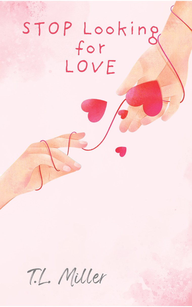 Stop Looking for Love book cover — two hands connected by a red string