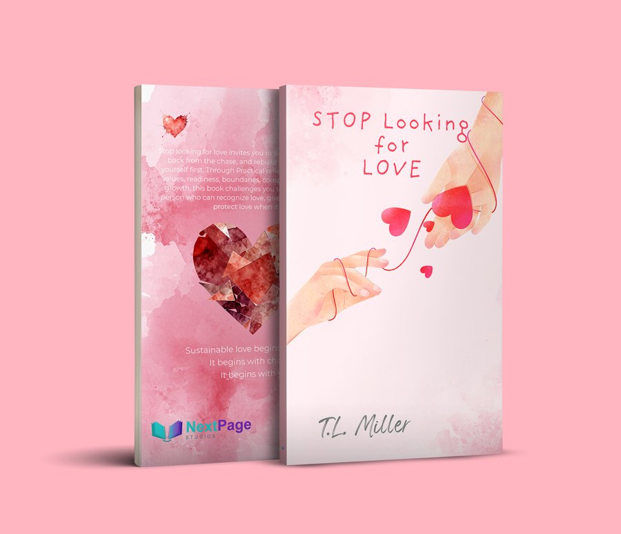 Stop Looking for Love paperback mockup